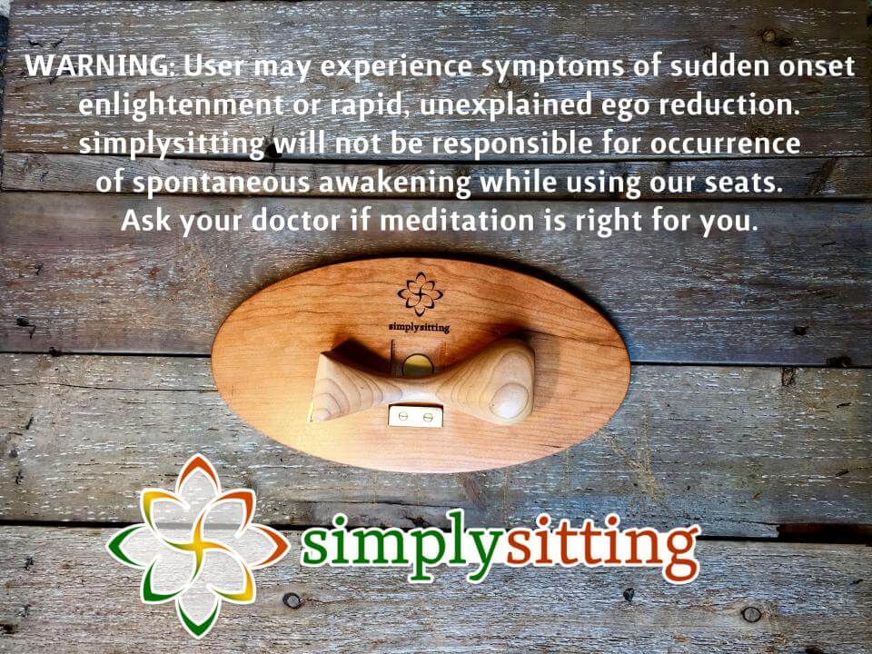 Handcrafted Meditation Bench & Sleeve Beginners Mind Kit from simplysitting 